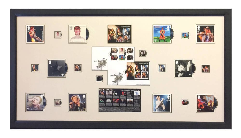 Larson juhl Zen frame for limited edition stamps - David Bowie