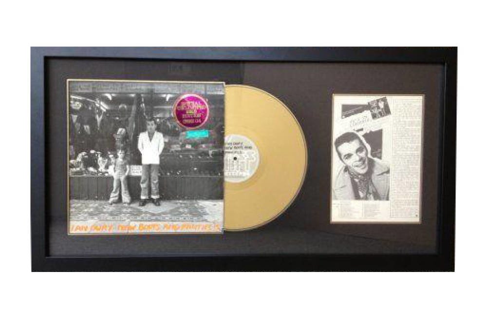 New Boots and Panties Ian Dury Gold LP Framing