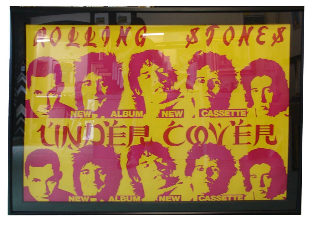 Original Rolling Stones gig poster