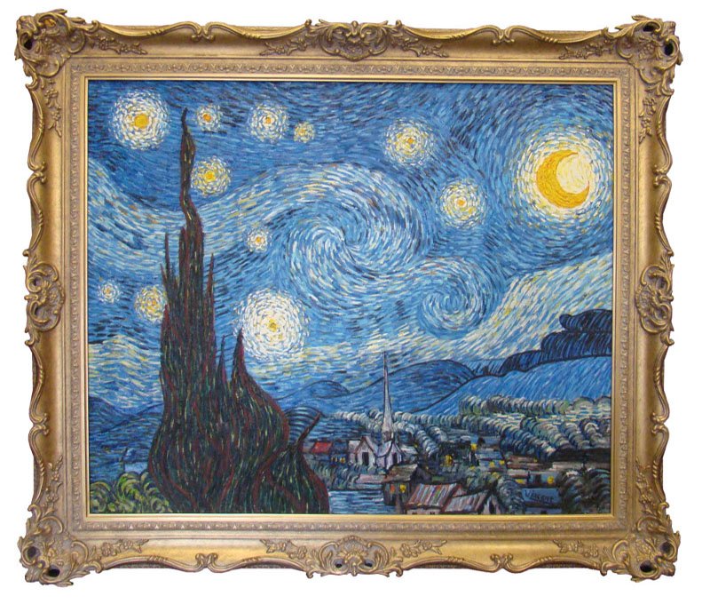 Picture framing examples from