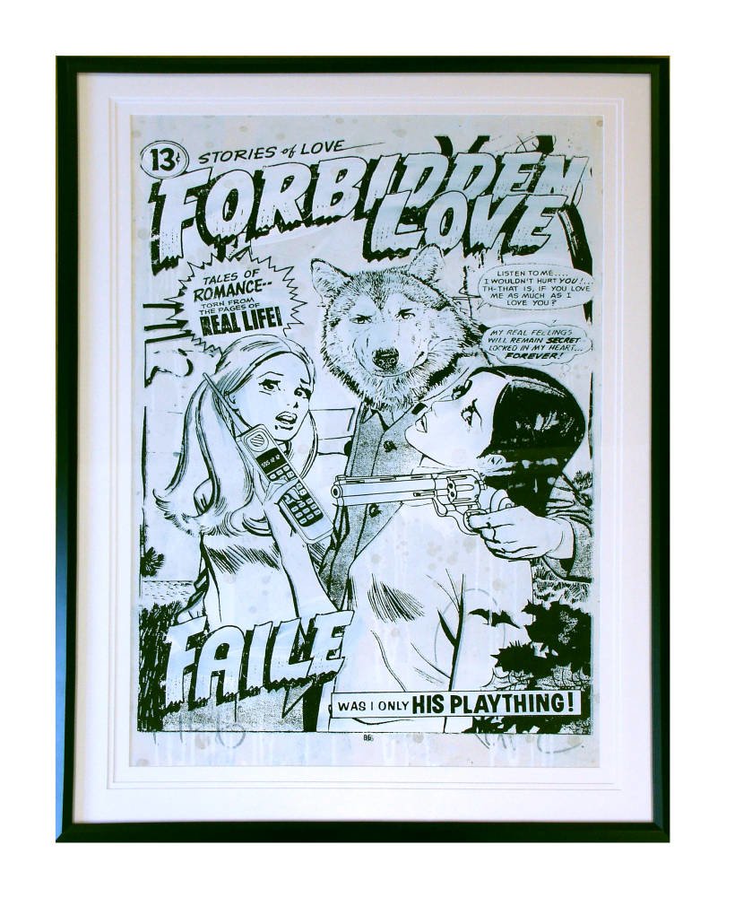 Faile- Forbidden Love poster framed