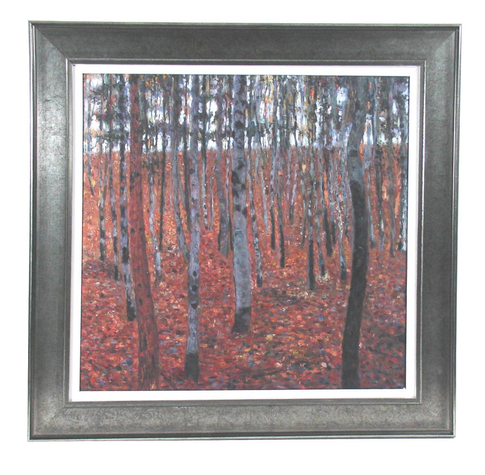 612348000 - Gustav Klimt - Beech Forrest framed