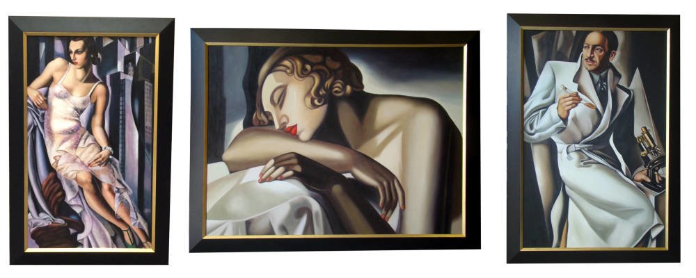 Art collections framed - Lempicka paintings