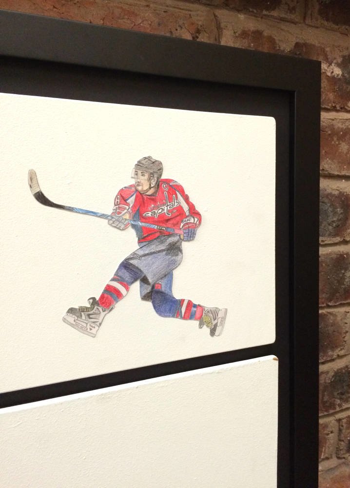 School Student artwork framed