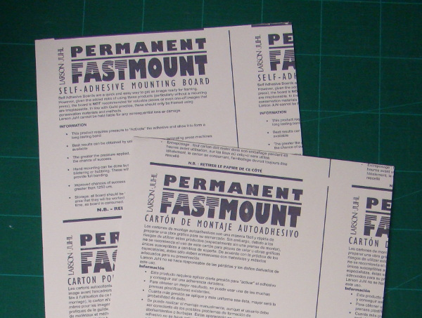 Fastmount Permanent Sticky 1.5mm, DIY Picture Framing