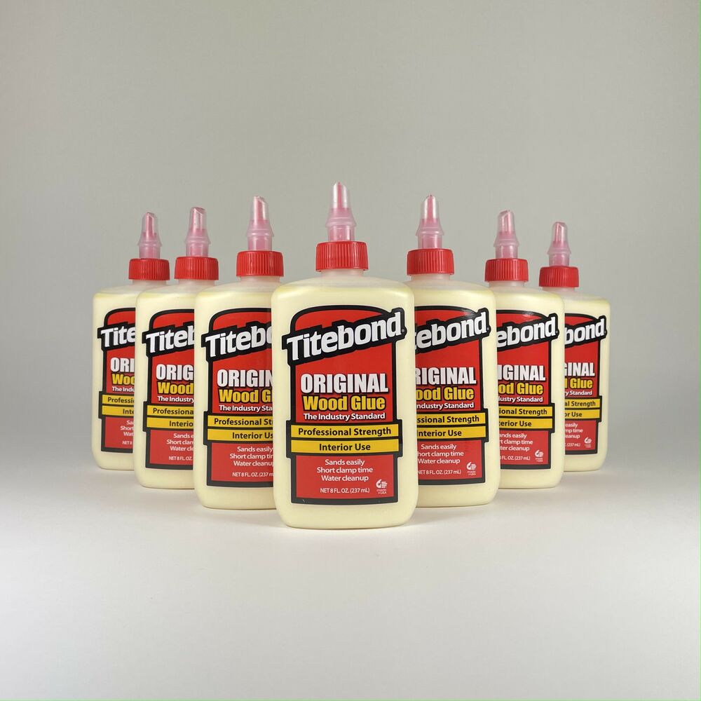 Titebond Original Wood Glue is the industry standard for woodworking. With a fast set time and a bond that is stronger than the wood itself, it is our framer’s choice of wood glue.