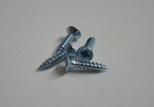 Pozi Zinc Plated Wood Screws 0.5x4 3x13mm | Picture Framing Supplies