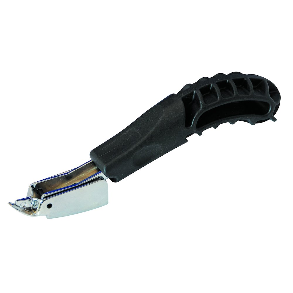 This 160mm black staple remover has many uses including removing staples from canvas stretcher bars in the back of picture frames.