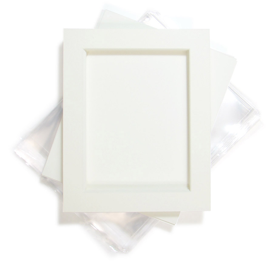 Cellophane Bags 9x9" Picture and Photo Mounts Conservation Backing 