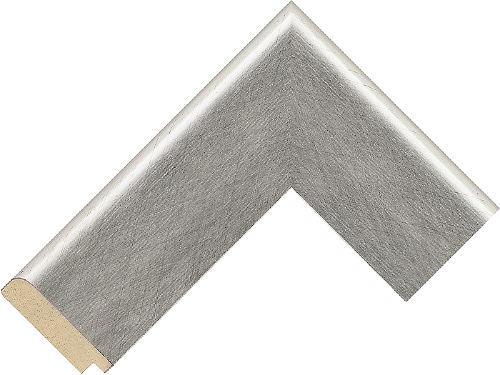 Corner sample of Silver Cushion Radiata Pine Frame Moulding