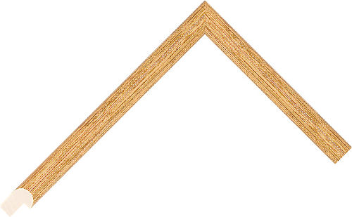 Corner sample of Gold Hockey Poplar Frame Moulding