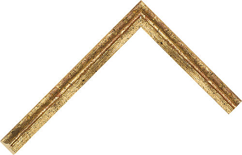 Corner sample of Gold Mountslip Pine & Spruce Frame Moulding