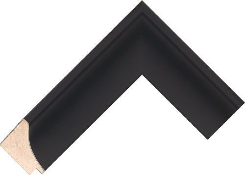 Corner sample of Black Spoon Jenitri Frame Moulding