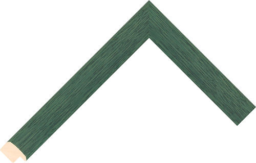 Corner sample of Dark Green Cushion Koto Frame Moulding
