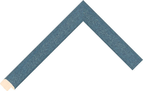 Corner sample of Aqua Blue Cushion Koto Frame Moulding