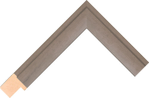 Corner sample of Silver Flat Pine & Spruce Frame Moulding