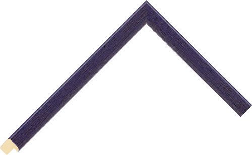 Corner sample of Purple Cushion Koto Frame Moulding