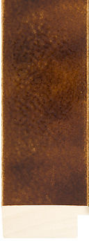 Corner sample of Mid Brown Flat Ayous Frame Moulding