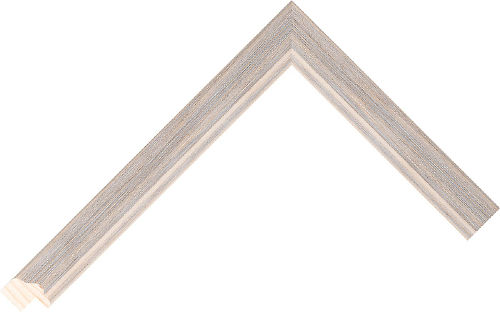 Corner sample of Brown Reverse Pine Frame Moulding