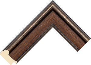 435304 Stain LJS Canaletto Moulding Chevron