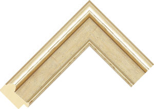 435305 Ivory LJS Canaletto Moulding Chevron