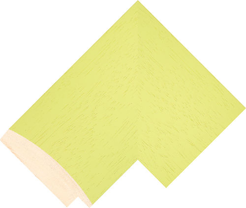 Corner sample of Lime Cushion Ayous Frame Moulding