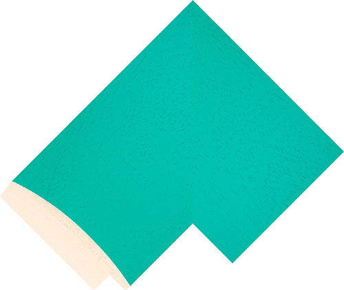 Corner sample of Green Cushion Ayous Frame Moulding