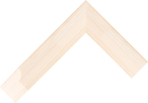 Corner sample of Natural Canvas Bar Pine Frame Moulding
