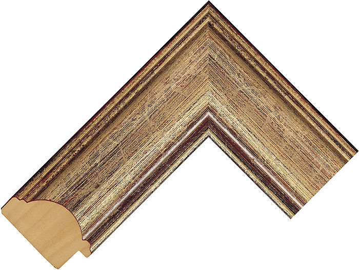 55mm Wide Silver Dome Pine Picture Frame Moulding 504348000 DIY Framing