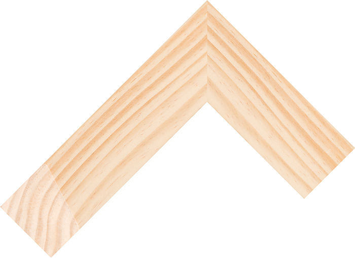 43mm Wide Natural Canvas Bar Radiata Pine Picture Frame Moulding 767500000