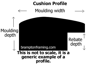 Cushion profile moulding example
