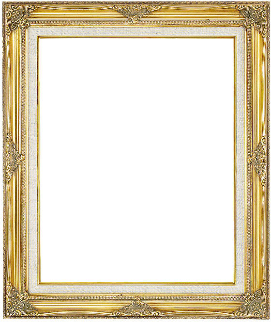 Gold with Linen Liner Ready Made Picture Frame