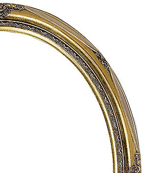 Gold Ready Made Oval Frames Picture Frame Corner