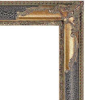 Black/Gold Ready Made Decorative Frames Picture Frame Corner