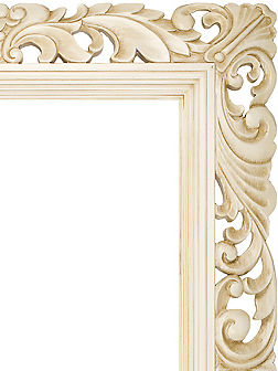 Cream Ready Made Decorative Frames Picture Frame Corner