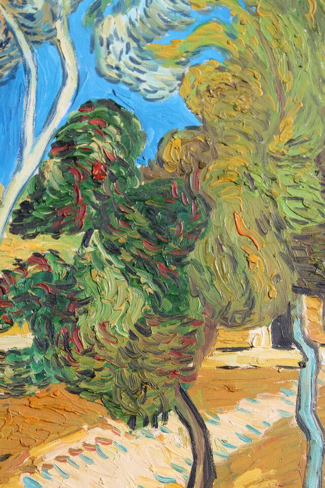 Trees in the Asylum  by After Vincent Van Gogh