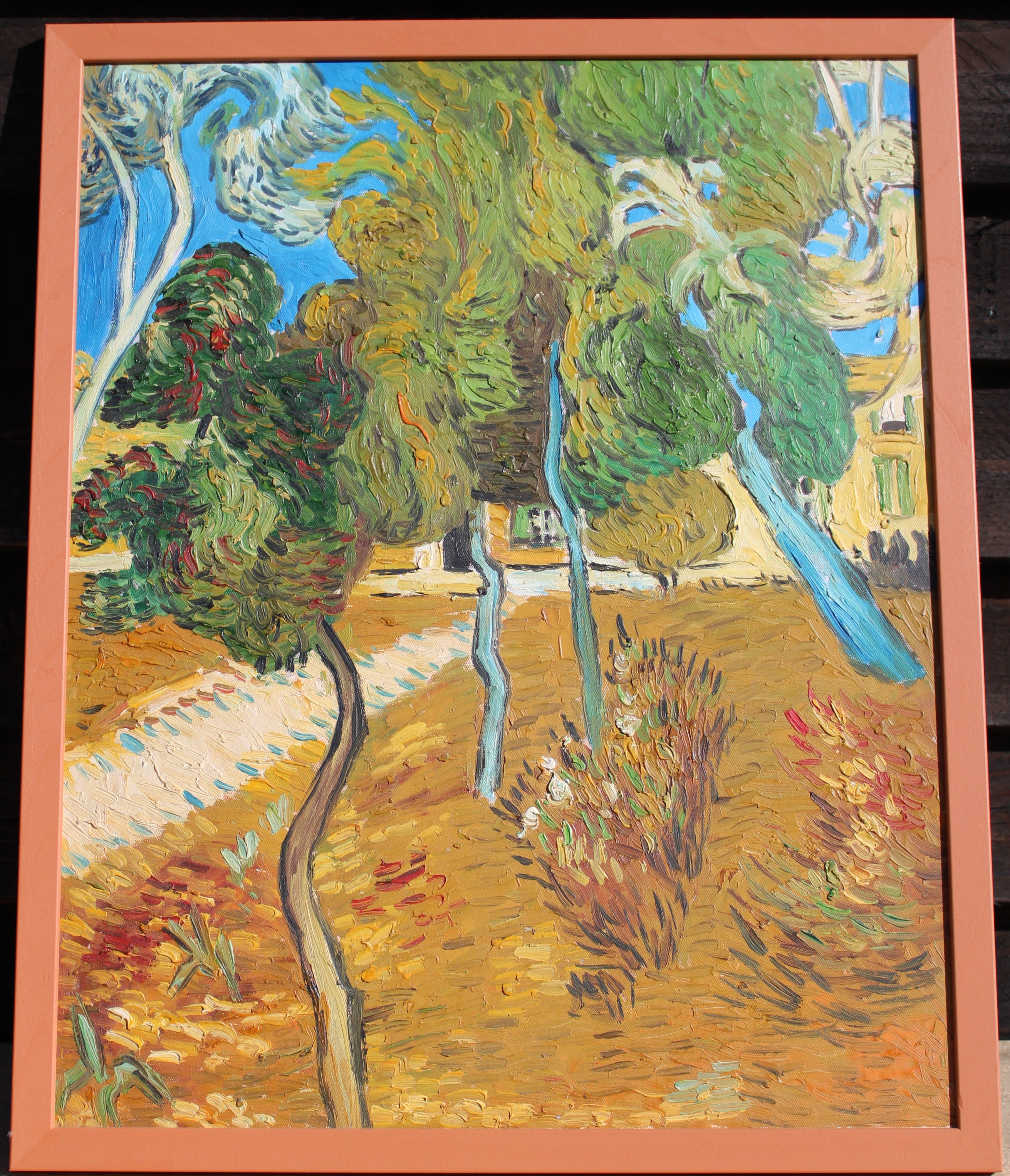 Trees in the Asylum  by After Vincent Van Gogh