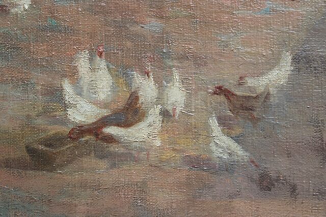 Farmyard by James Bell Anderson RSA