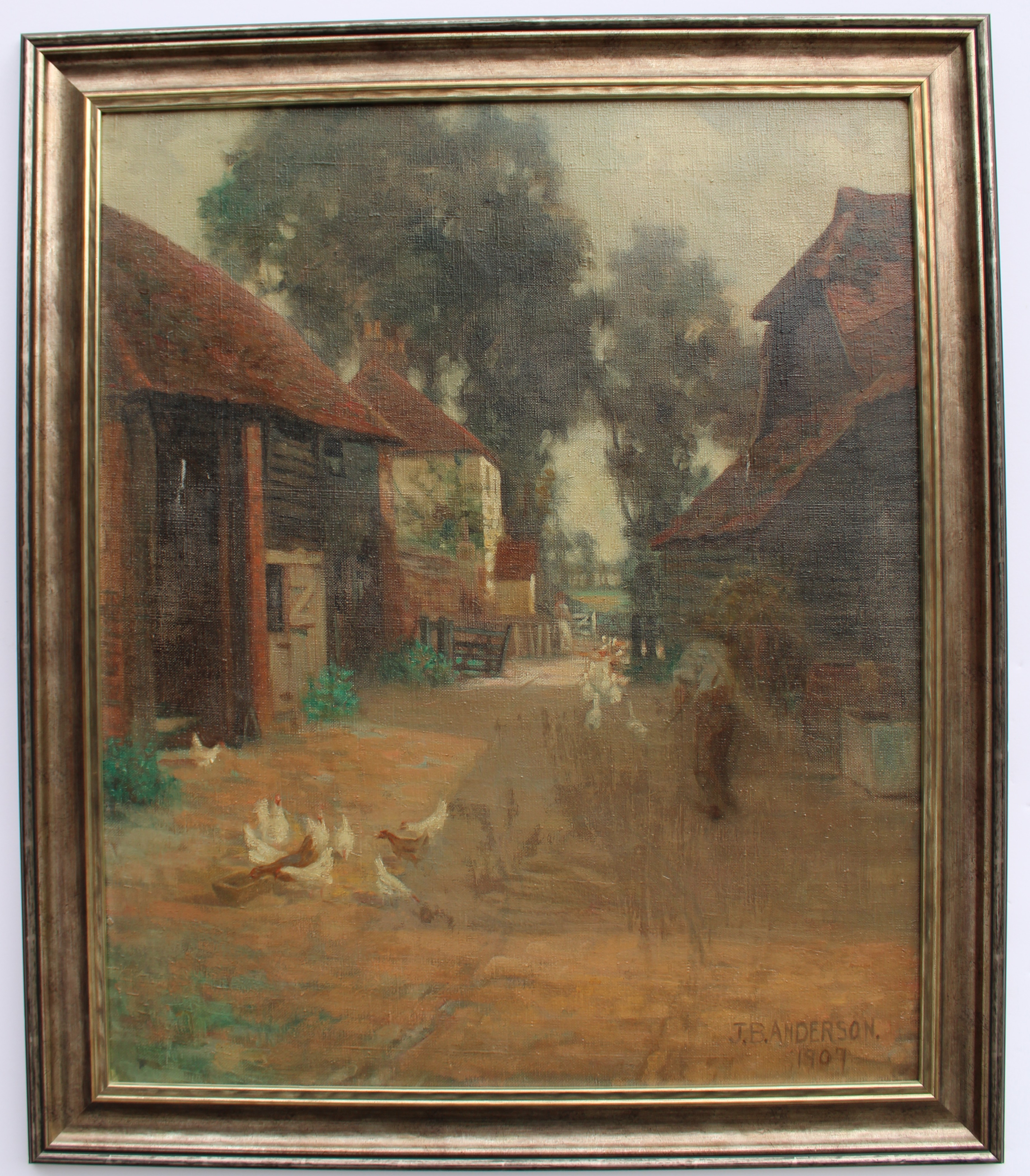 Farmyard by James Bell Anderson RSA