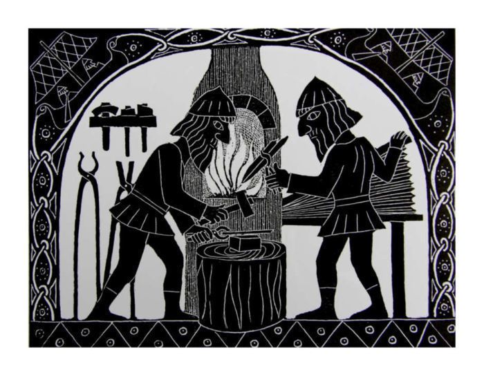 Forging Sigurd's Sword by Duncan Pass