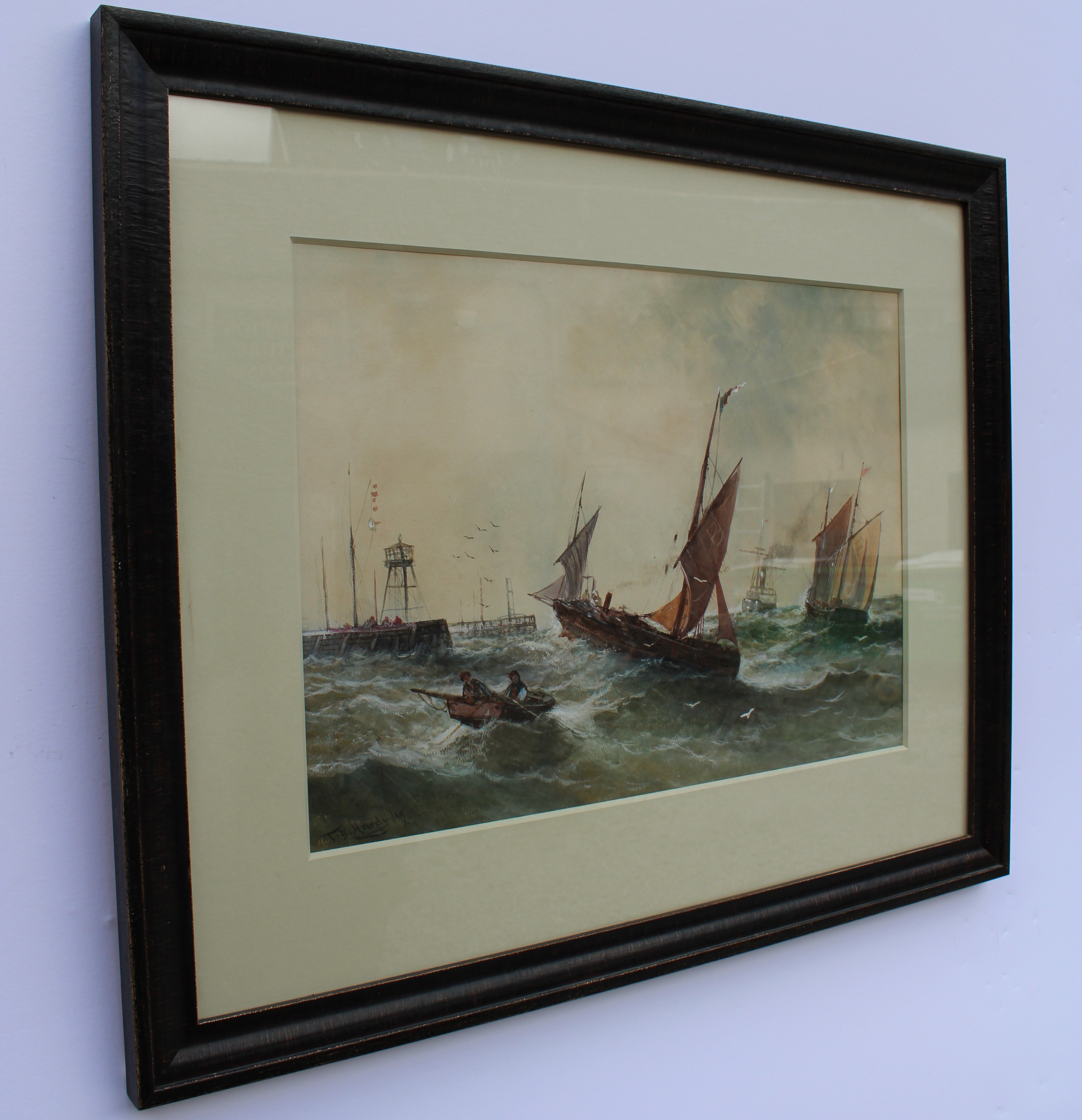 Victorian Harbour Scene by After Thomas Bush Hardy