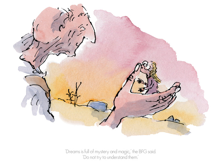 Dreams is full of mystery and magic by Sir Quentin Blake