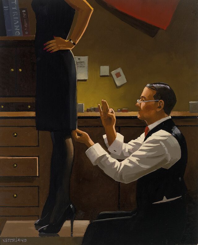 The Devoted Dressmaker by Jack Vettriano