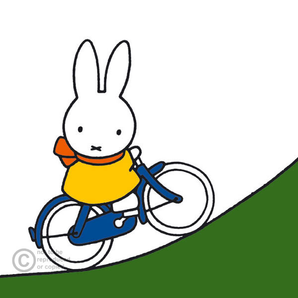 Miffy on Bike by Dick Bruna