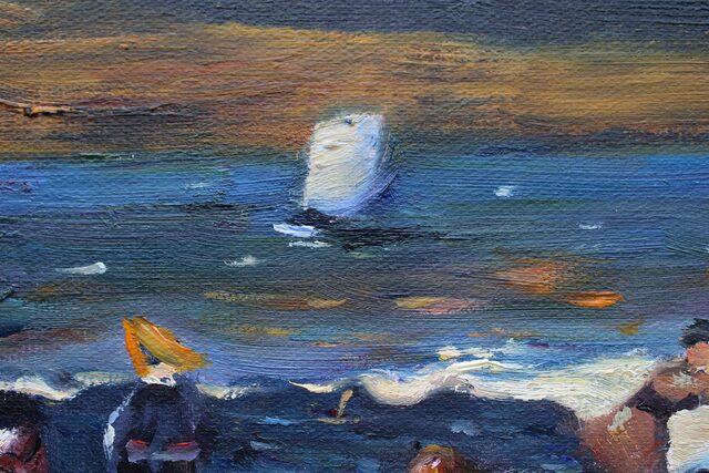 By the Shore by After Winslow Homer