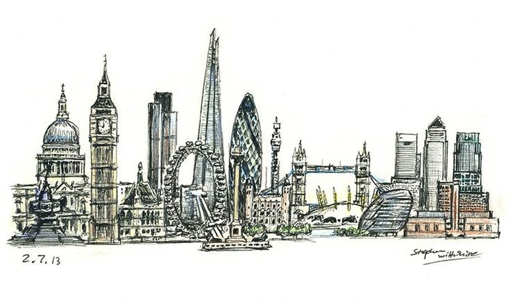 London montage 2.7.13 by Stephen Wiltshire