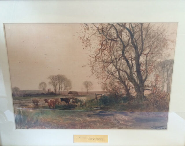 A Meadow Brook Hampshire 1902 by Henry Charles Fox (HC Fox)