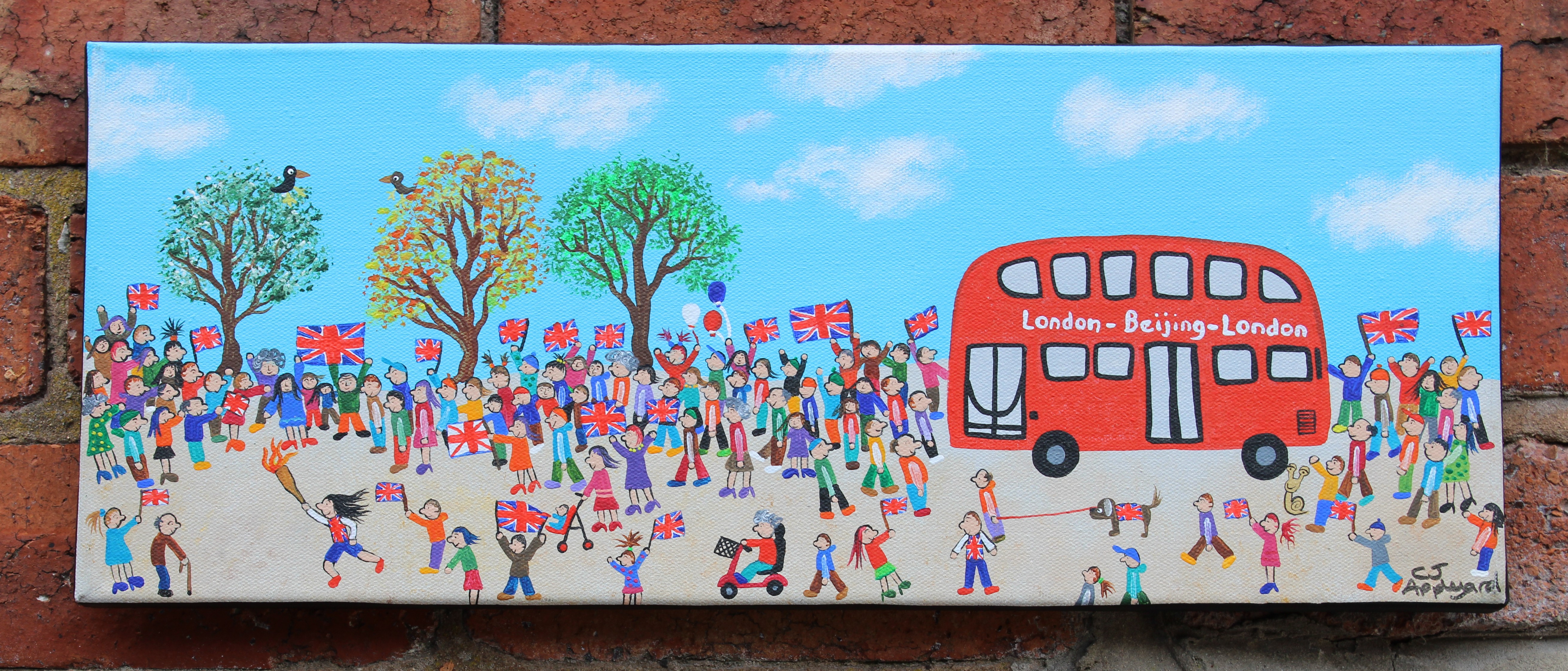 The Olympic Torch Relay by Caroline Appleyard