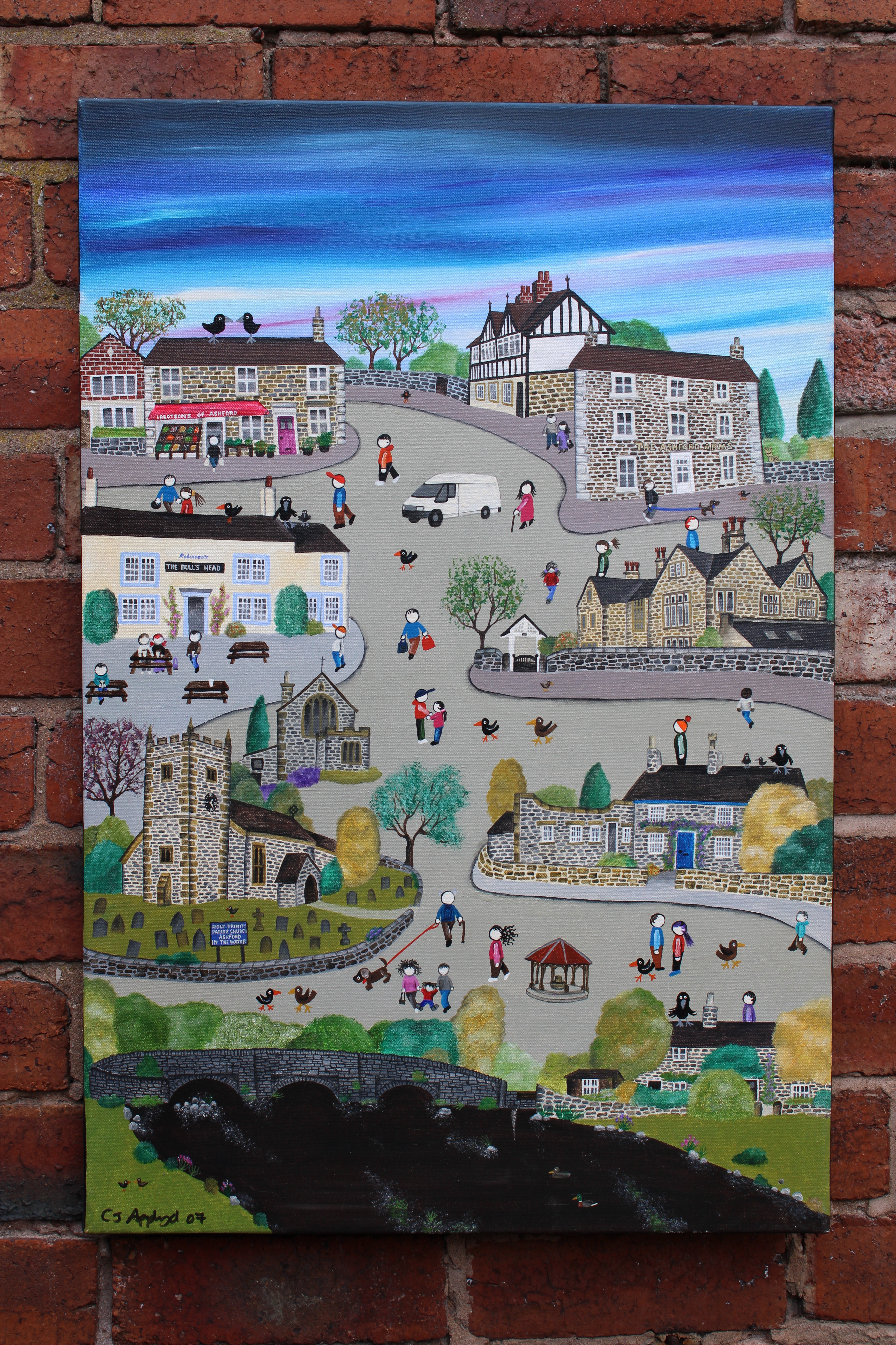 Springtime - Ashford in the Water by Caroline Appleyard