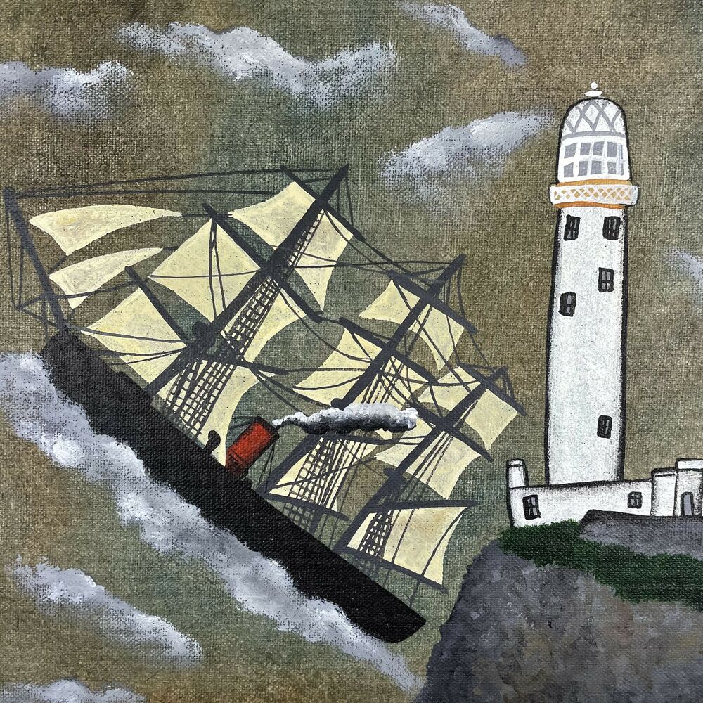 Steaming Up The Sound Of Mull by Caroline Appleyard